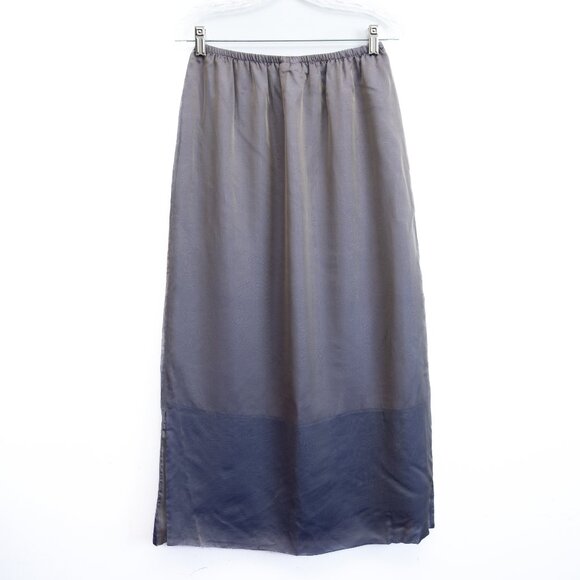 Peter Cohen Iridescent Maxi Skirt in Blue and Cream - Picture 7 of 10